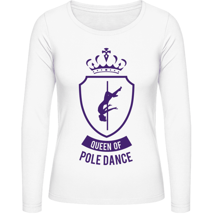 Queen of Pole Dance Vrouwen Lange Mouw Shirt contain pic