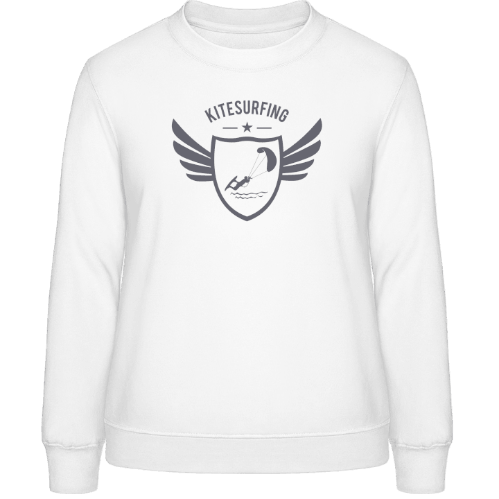 Kitesurfing Winged Frauen Sweatshirt contain pic