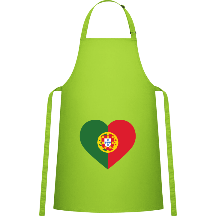 Portugal Heart Flag Crest Delantal de cocina contain pic