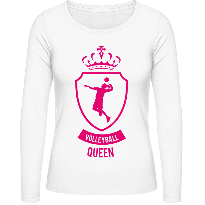 Volleyball Queen Langermet skjorte for kvinner contain pic