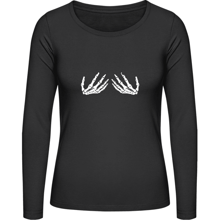 Skeleton Hands Langærmet skjorte til kvinder 0 image