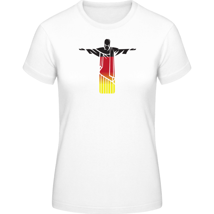 German Jesus Statue Rio T-shirt för kvinnor contain pic