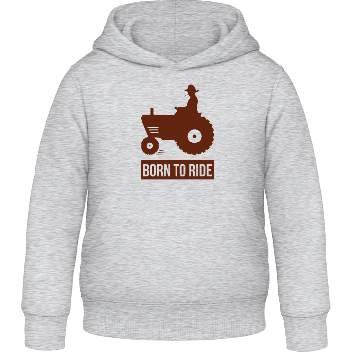 Born To Ride Tractor Felpa con cappuccio per bambini contain pic