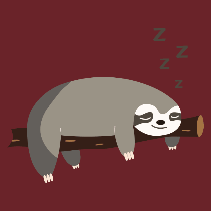 Sleeping Sloth Vrouwen T-shirt 0 image