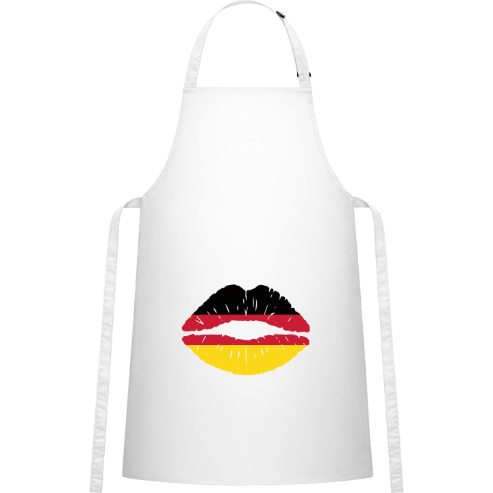 German Kiss Flag Kitchen Apron contain pic