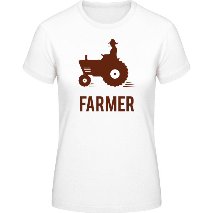 Farmer in Action T-shirt för kvinnor contain pic