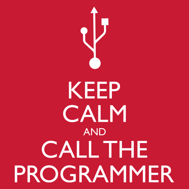 Keep Calm And Call The Programmer T-shirt til kvinder 0 image
