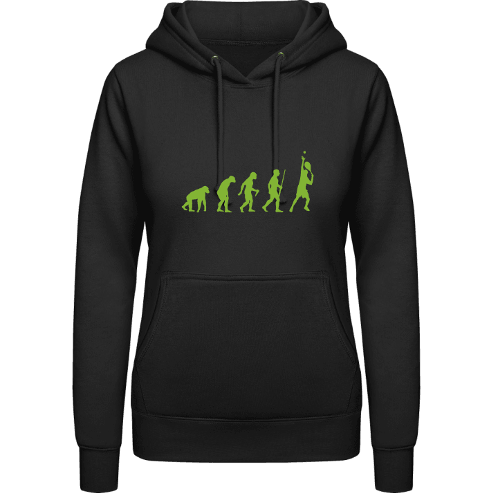 Tennis Player Evolution Women Hoodie contain pic