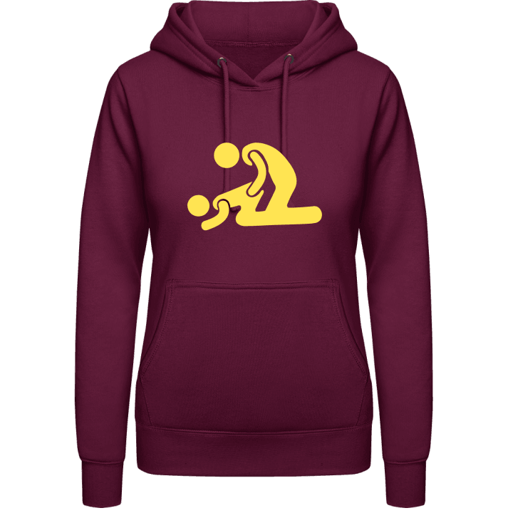 Doggy Style Position Sudadera con capucha para mujer contain pic