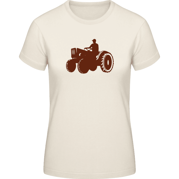 Farmer With Tractor Vrouwen T-shirt contain pic