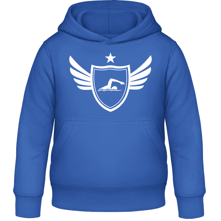 Swimming Star Winged Kids Hoodie contain pic