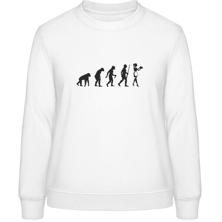 Waitress Evolution Frauen Sweatshirt contain pic