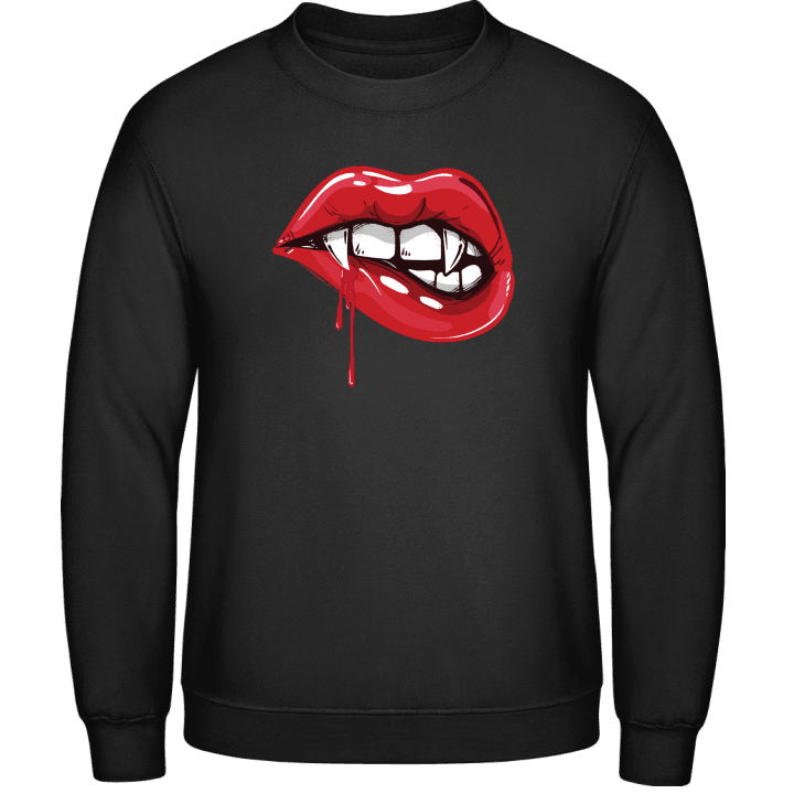 Red Vampire Lips Sweatshirt 0 image