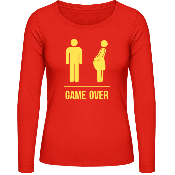 Pregnant Game Over Vrouwen Lange Mouw Shirt 0 image