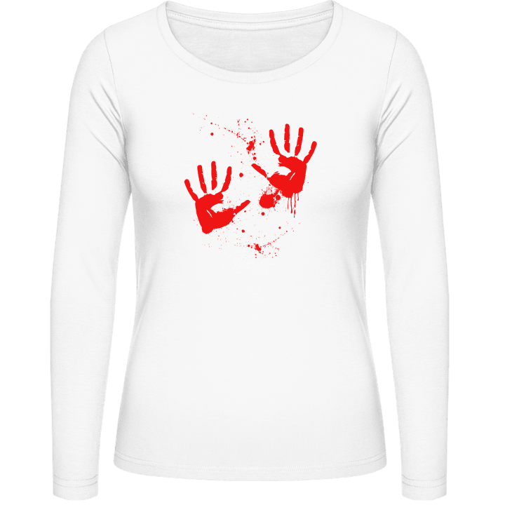 Bloody Hands Kvinnor långärmad skjorta 0 image