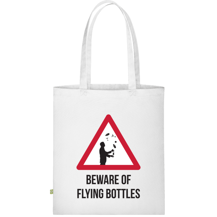 Beware Of Flying Bottles Väska av tyg contain pic