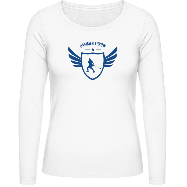 Hammer Throw Winged T-shirt à manches longues pour femmes contain pic