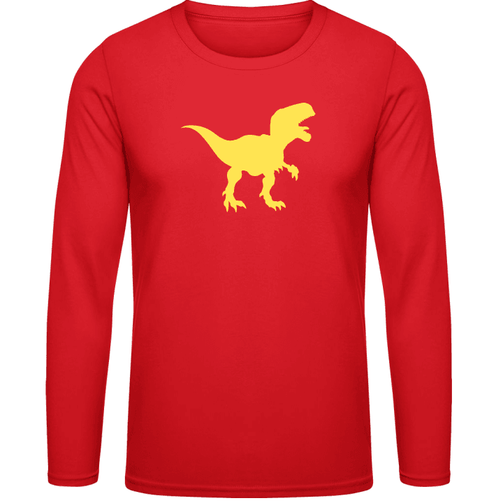 T Rex Dino Silhouette Long Sleeve Shirt 0 image