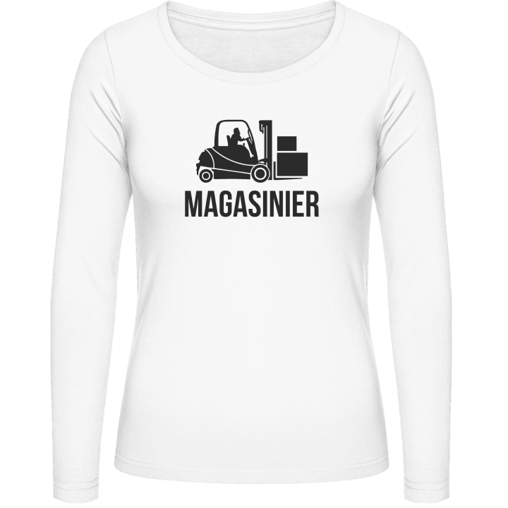 Magasinier Icon T-shirt à manches longues pour femmes contain pic