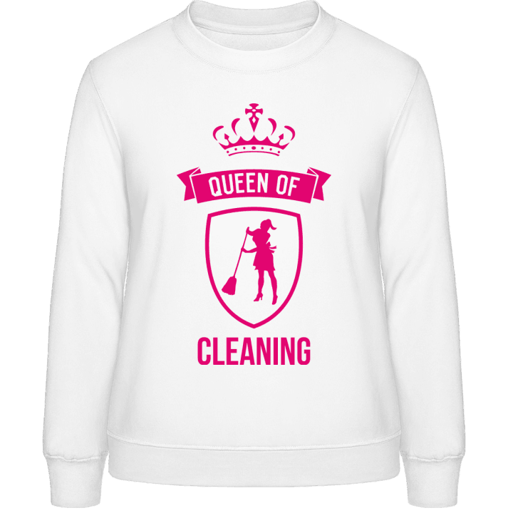 Queen Of Cleaning Frauen Sweatshirt contain pic