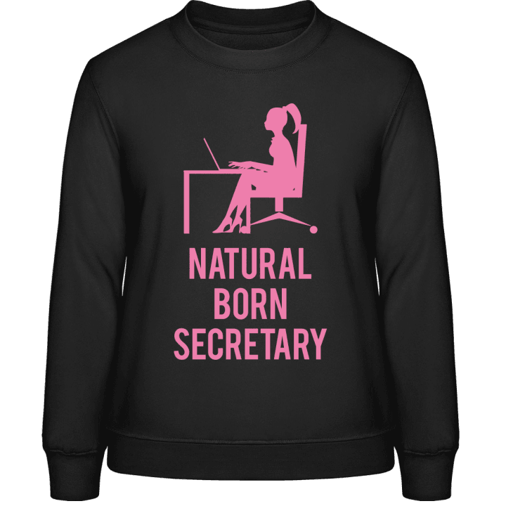 Natural Born Secretary Sweatshirt för kvinnor contain pic