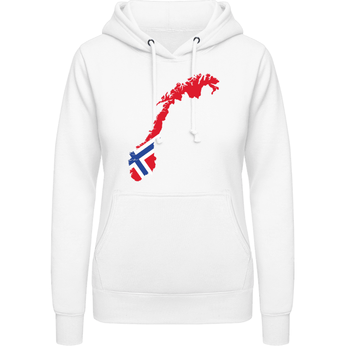 Norway Map Vrouwen Hoodie contain pic