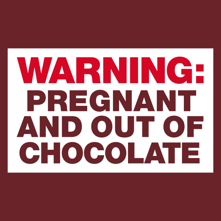 Warning: Pregnant And Out Of Ch Langermet skjorte for kvinner 0 image