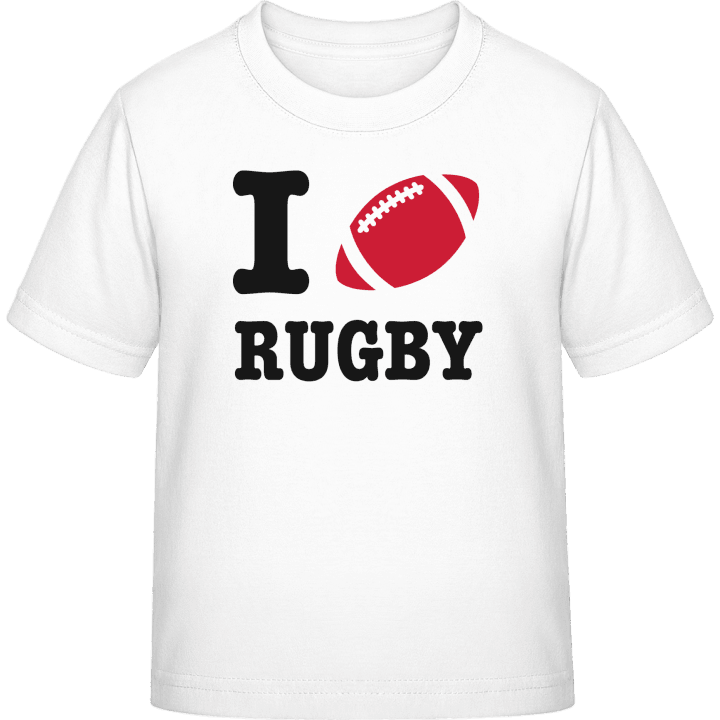 I Love Rugby T-shirt för barn contain pic