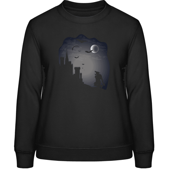 Werewolf Scene Sweatshirt för kvinnor 0 image