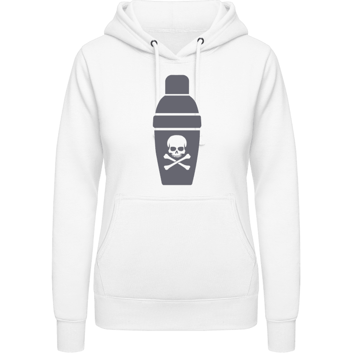 Cocktail Mixer With Skull Women Hoodie contain pic