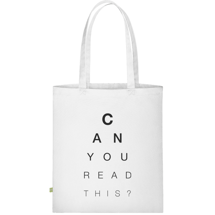 Can You Read This? Väska av tyg contain pic