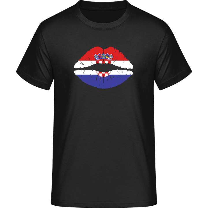 Croatian Kiss Flag T-paita 0 image