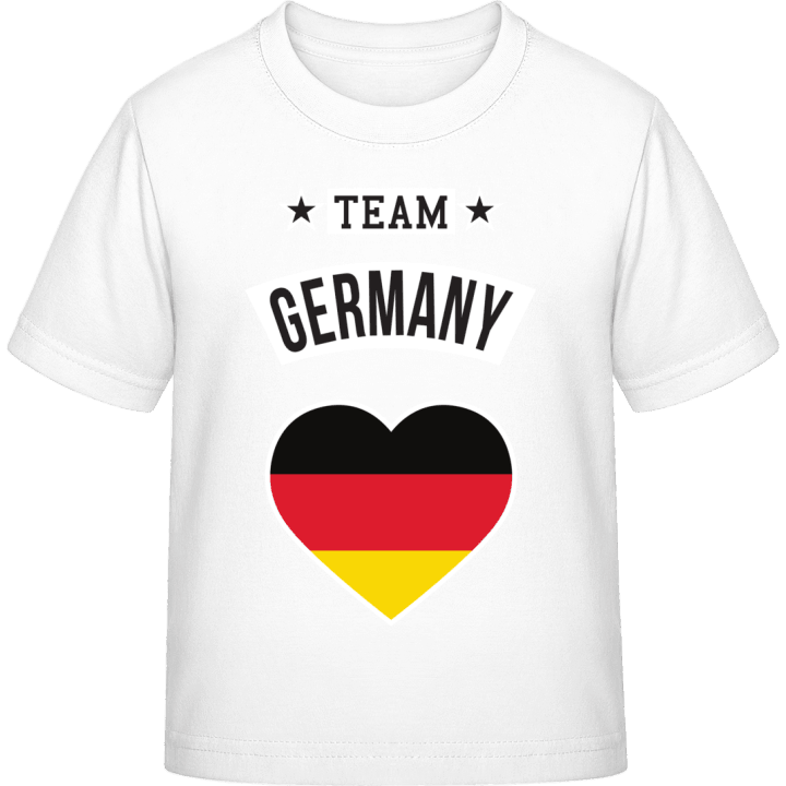 Team Germany Heart T-skjorte for barn contain pic