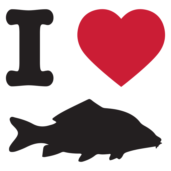 I Love Carp Fishing T-shirt til børn 0 image