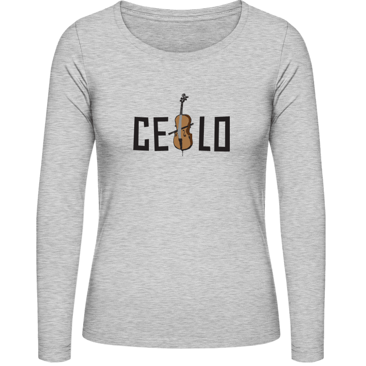 Cello Logo T-shirt à manches longues pour femmes contain pic