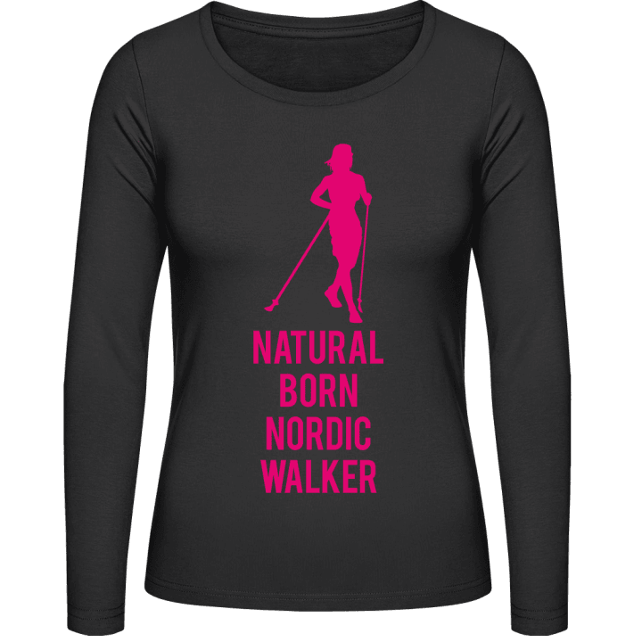 Natural Born Nordic Walker Frauen Langarmshirt contain pic
