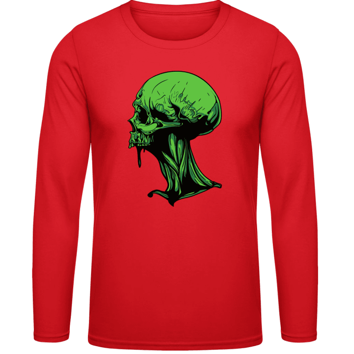 Zombie Skull Long Sleeve Shirt 0 image