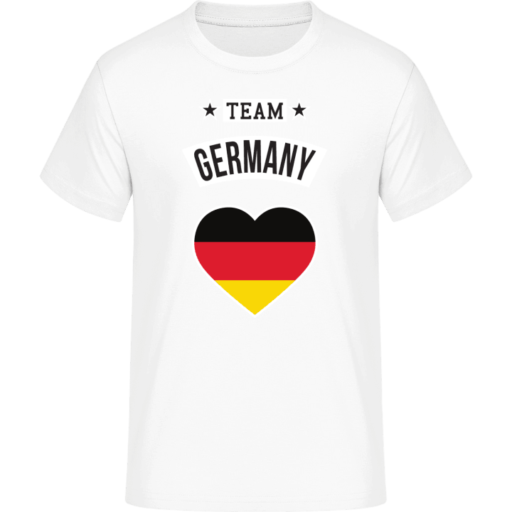 Team Germany Heart T-skjorte contain pic