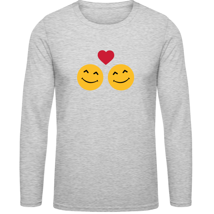 Smileys In Love Langarmshirt contain pic
