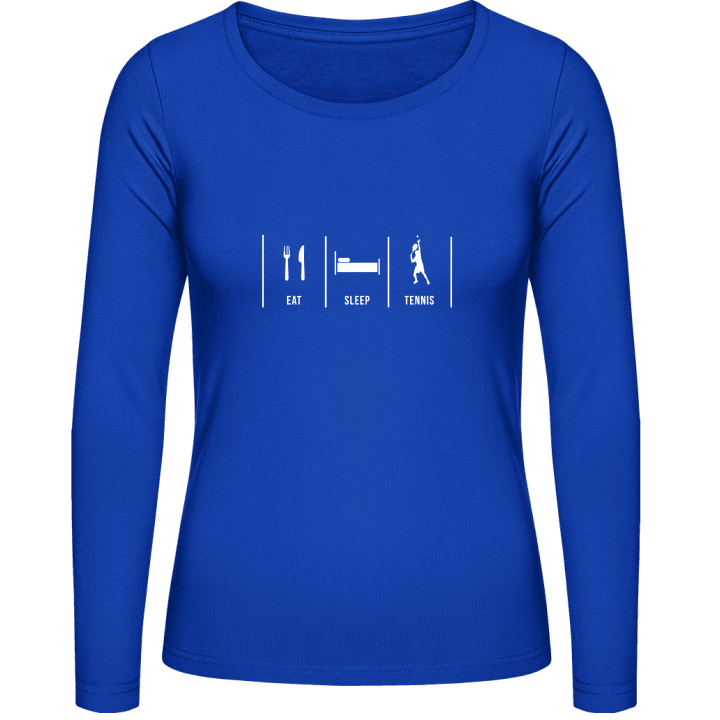 Eat Sleep Tennis T-shirt à manches longues pour femmes contain pic