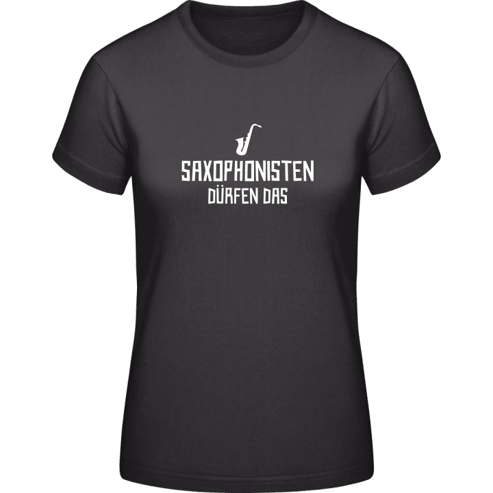 Saxophonisten dürfen das T-skjorte for kvinner contain pic