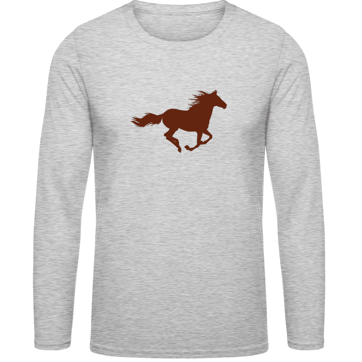 Horse Running Langarmshirt 0 image