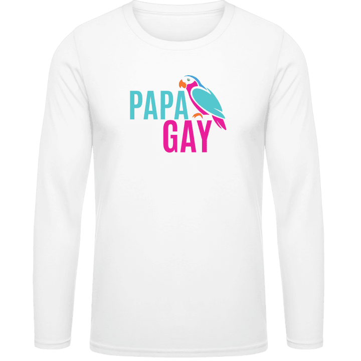 Papa Gay T-shirt à manches longues contain pic