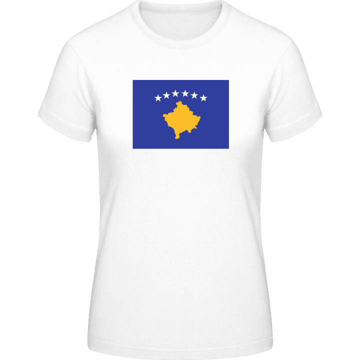 Kosovo Flag T-skjorte for kvinner contain pic