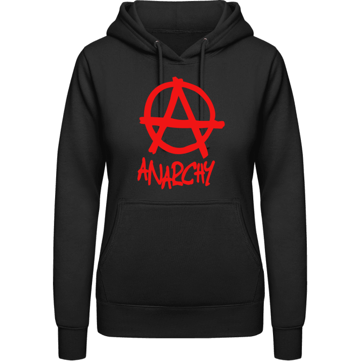 Anarchy Symbol Hoodie för kvinnor contain pic