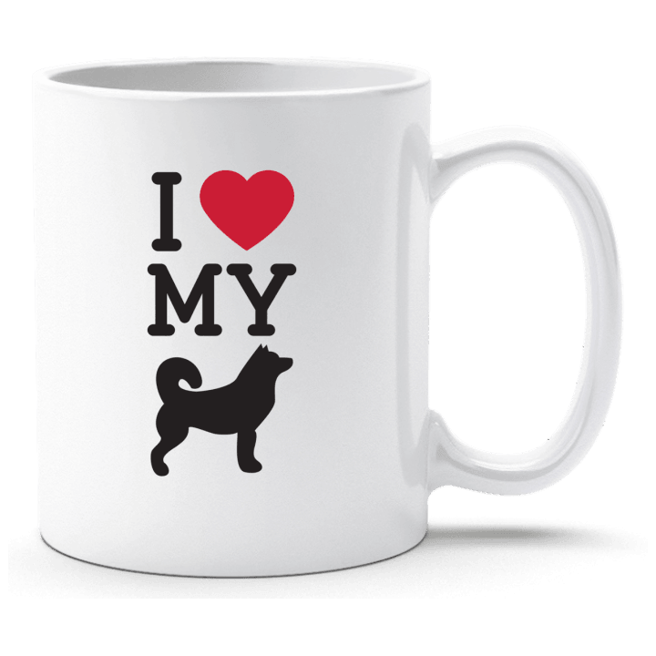 I Love My Dog Spitz Cup contain pic