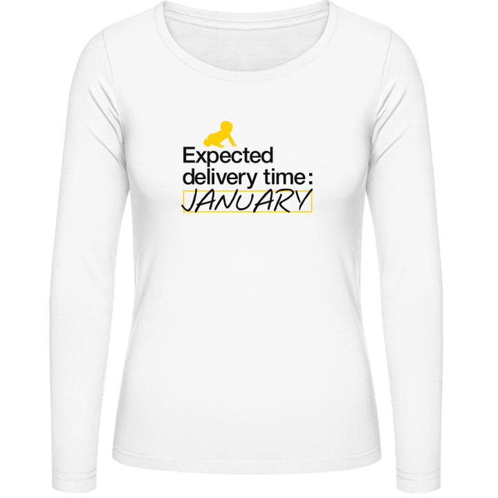 Expected Delivery Time: January Frauen Langarmshirt 0 image