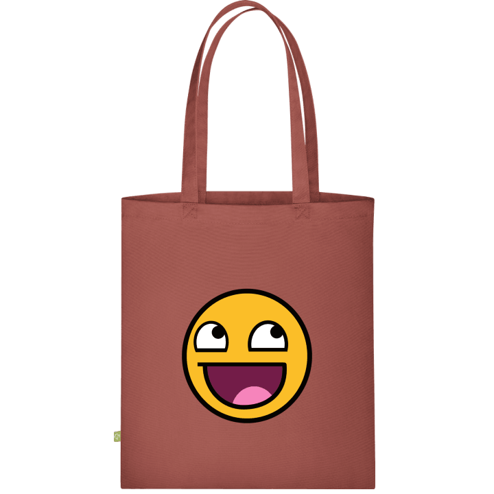 Happy Smiley Väska av tyg contain pic