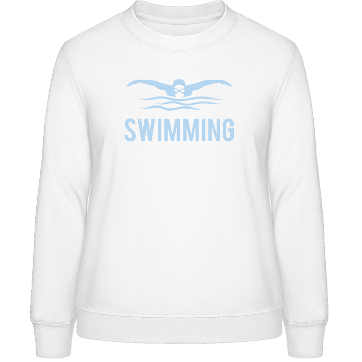 schwimmen Silhouette Frauen Sweatshirt contain pic