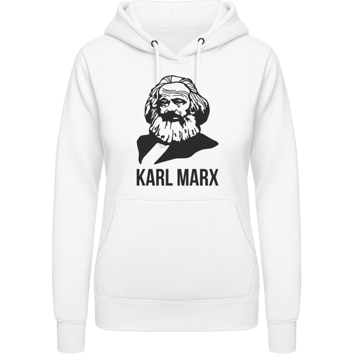 Karl Marx SIlhouette Hoodie för kvinnor 0 image